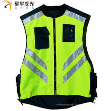 CNSS customized design assorted color high visibility reflective safety vest